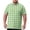 Light Green, variant on LTTVQM Men's Tough Wear Resistant Polo Top Big & Tall Short Sleeve Plaid Pattern Quick Dry Solid Material Light Green 3XL