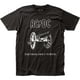 AC/DC Ceux sur le Point de Groupe de Musique Rock Logo Adulte Jersey Ajusté T-Shirt – image 1 sur 1