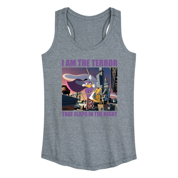 Disney - Darkwing Duck - I Am the Terror - Women's Racerback Tank Top