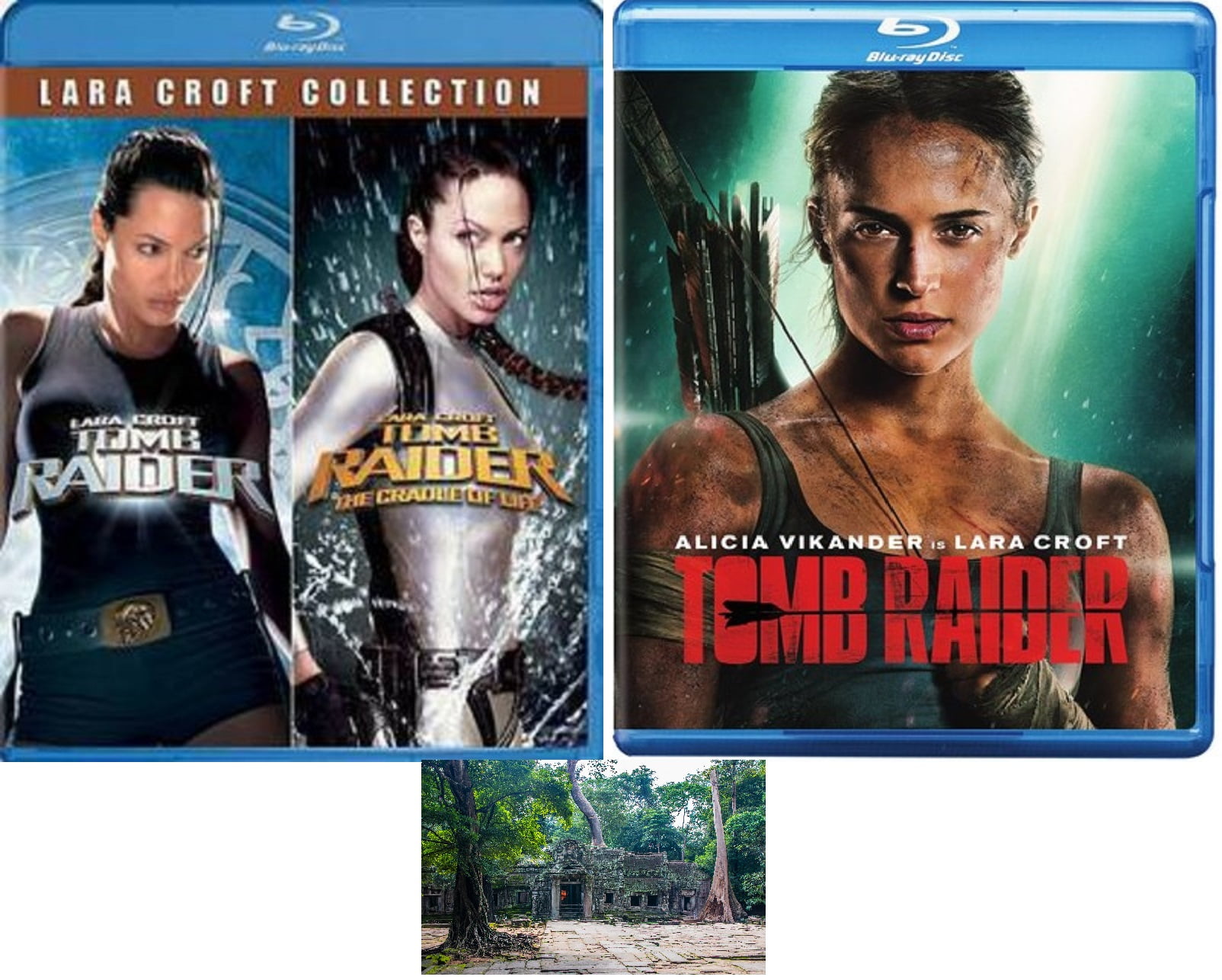 Coleção Lara Croft Tomb Raider Blu Ray 2 filmes