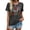 A-Black Merry, variant on MOSHU Womens T-shirts Round Neck Shirts for Women Short Sleeve Loose Graphic Tees