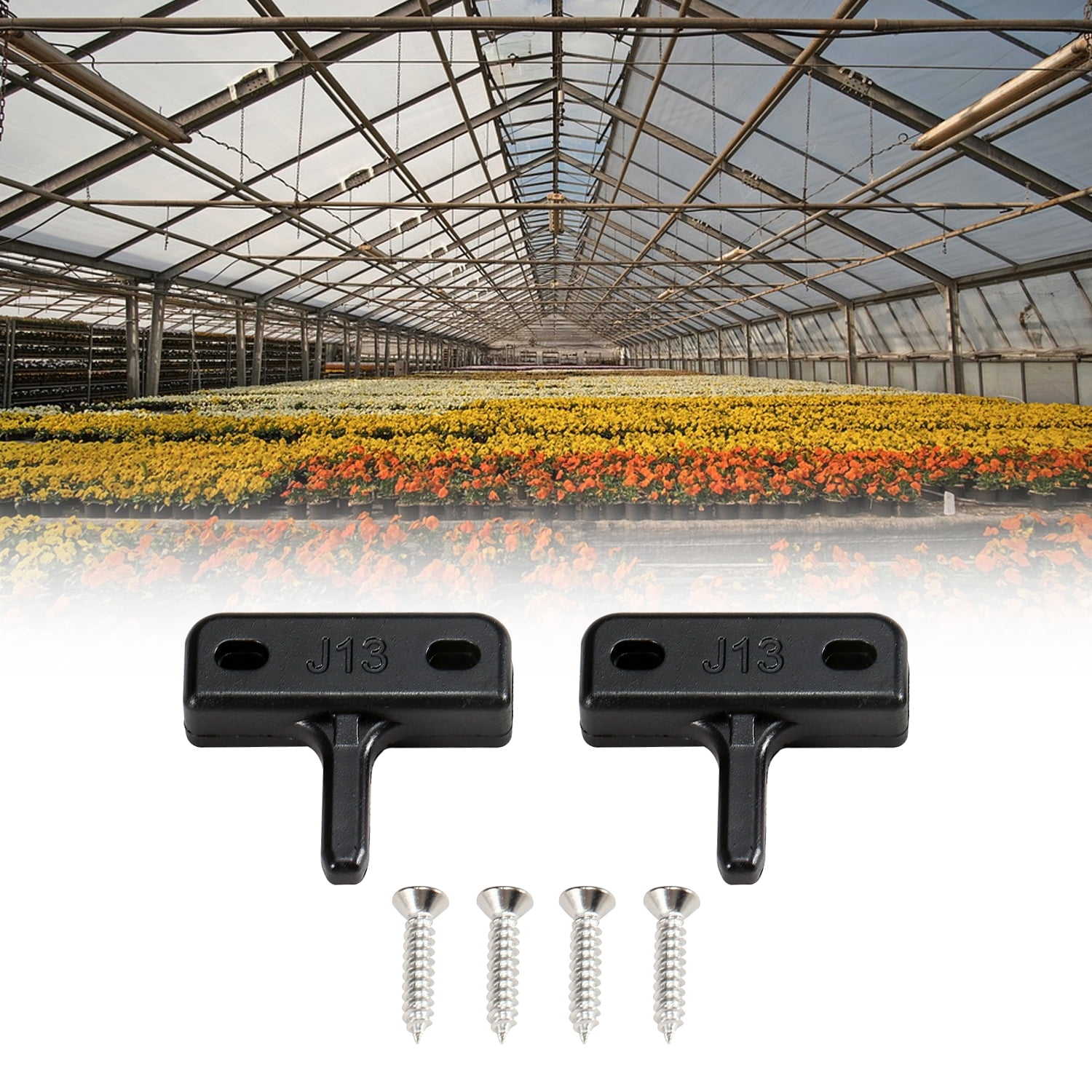 2 Pegs for Greenhouse Window Replacement Kits Window Stay Kit Flat Peg