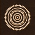 thumbnail image 1 of Ahgly Company Machine Washable Indoor Square Transitional Midnight Gray Area Rugs, 4' Square, 1 of 7