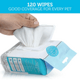 Paws & Pals Pet Cleansing Wipes for Dogs and Cats, Unscented, Eco