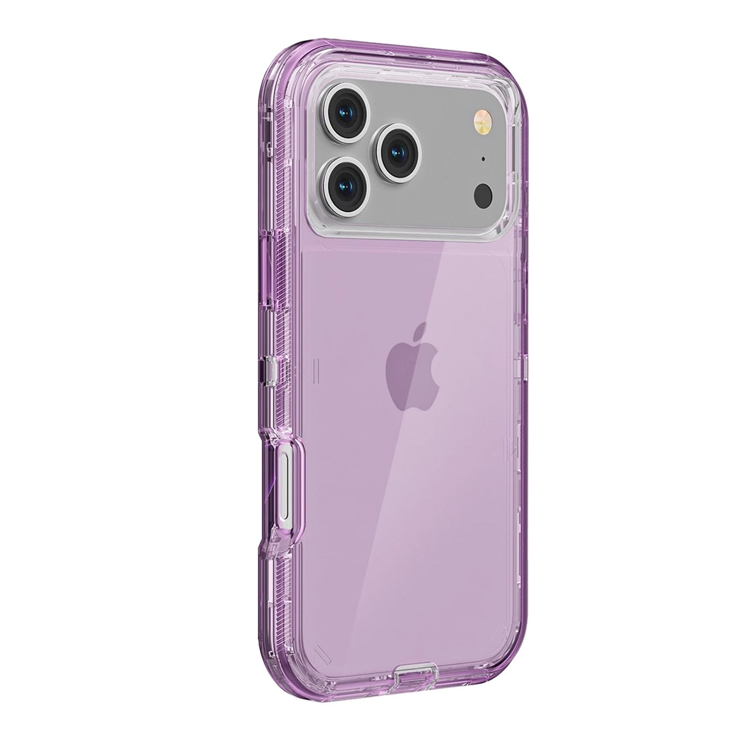 Strong Transparent Shockproof Case for iPhone 17 Pro Max - Pink