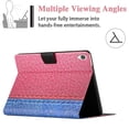 thumbnail image 4 of Allytech Tablet Case for Lenovo Tab Tab M10 10.1 Inch 3rd Gen 2022 (TB-328F), Premium PU Leather Flip Card Holder Anti-Scratch Auto Sleep Wake Case for Lenovo Tab Tab M10 TB-328F, Rose, 4 of 7