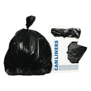 Heritage Low-Density Trash Bags, 20-30 gal, 0.5 mil, 30 x 36, Black, 250/Carton