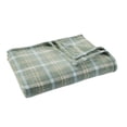 thumbnail image 3 of Better Homes & Gardens Woven Chenille Plaid Throw Blanket, Green River , 50x72 Inches, 3 of 6