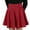 A, variant on RUTAYY Women Fashion Casual Mini Solid Color Half Skirt Glare Sun Skirt Pleated Skirt Smocked Boho Pleated Skirts