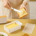 thumbnail image 1 of Amzcrzy Storage and Organization Butter Storage Storage Box Quantitative Cutting Cheese Preservation Box Refrigerator Cheese Freezing Storage Home Storage Organization and Storage, 1 of 9