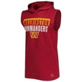 thumbnail image 2 of Men's MSX by Michael Strahan Burgundy Washington Commanders Relay Sleeveless Pullover Hoodie, 2 of 4