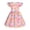 Pink, variant on NAISIBABY Dresses for Girls, Cute Prints Summer Casual Ruffles Sleeve Kids Flowy Play Dress Mint Green Size 7-8