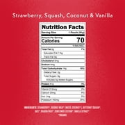 Once Upon a Farm Organic Refrigerated Baby Food Fruit & Veggie Blend Strawberry, Squash, Coconut & Vanilla, 3.2oz Pouch