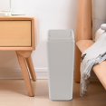 thumbnail image 4 of Saedy 14 L Swing Lid Trash Can, Greyish Plastic Slim Garbage Can, 4 of 4