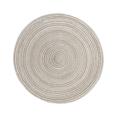 

Fridja 18cm Ramie Cotton Yarn Table Mat Insulation Pad (Satin Dyeing)