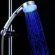 thumbnail image 2 of Grifo de Baño Cabeza de Ducha Alcachofa LED Luz de Sensor Temperatura Azul Zulema La cabeza de ducha, 2 of 4