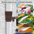 thumbnail image 4 of Compatible Downspout Filter, Adapter for 3in 4in Drainpipe, Easy Installation, Weather Proof, Space Saving, Suitable for Balconies, Rooftops, Courtyards with Rainwater, 4 of 7