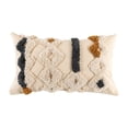thumbnail image 2 of 2x Almohada Bohemio Perfecl Funda de Cojín Tejidas 18x18 Beige, 2 of 8