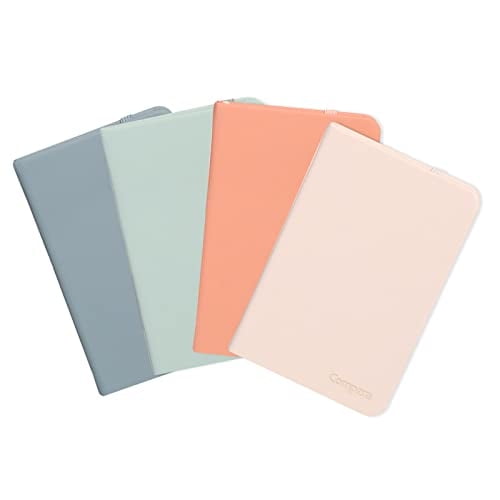 Título: Cuadernos bolsillo Compera, paq. 4, 144pág., papel grueso 100GSM, 3.5 x 5.5, (4 col. Morandi), cuadernos pequeños, libretas tapa dura, bolsillo interior, tamaño mini