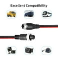 thumbnail image 2 of PVC 4Pin Male to Female Aviation Plugs Cable with Locking Screw for Backup Cameras Video Cable, 2 of 7