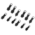 thumbnail image 4 of 12 Pcs Zipper Head, Universal Zipper Pull Replacement Slider Sewing Fix Repair Part Simple Disassemble Quick Install Open End Zippers for Jackets Luggage Bags, 4 of 7