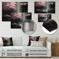 thumbnail image 4 of DESIGN ART Designart "Cherry Blossom Stream IV" Tree Cherry Blossom Metal Wall Art 32 in. wide x 16 in. high, 4 of 5