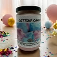thumbnail image 3 of Cotton Candy Vegan Coconut Soy 12 oz/ 355 ml Candle Hand-poured, Eco-friendly, Clean Burning, Bakery, Food, Drink Wood Wick, 3 of 5
