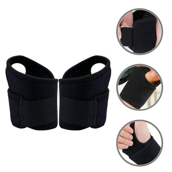 WHAMVOX  2 Pcs Black - One Each Right) Wrist Wraps for Weightlifting Cuffs Gym Braces Fitness