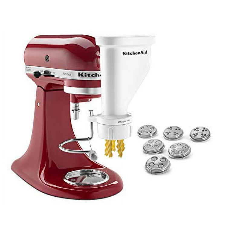 KitchenAid KSMPEXTA Gourmet Pasta Press Attachment with 6 Interchangeable Pasta Plates