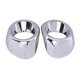 thumbnail image 2 of 2pcs For Mitsubishi Outlander 2013 2014 Chrome Front Fog Light Cover, 2 of 5