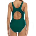 thumbnail image 3 of Vedolay Swimsuits Women's One Piece Swimsuits Bathing Suits Twist Tummy Control V Neck Monokini Swimwear,GN1 XL, 3 of 5