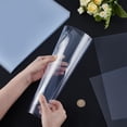 thumbnail image 3 of 10 Pcs PET Clear Sheets 0.5mm Thick Clear Plastic Cast Flexible Sheet Panels for Crafting Projects Replacement Picture Frame Glass Square, 3 of 5