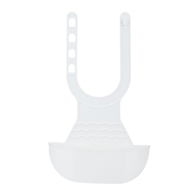 Cesta de drenaje colgante versátil, ajustable y portátil, blanca, perfecta para fregaderos de cocina y baño