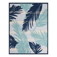 thumbnail image 3 of Unique Loom Aruba Outdoor Collection Area Rug - Barcadera (7' x 10' Rectangle Gray Blue/Ivory), 3 of 7