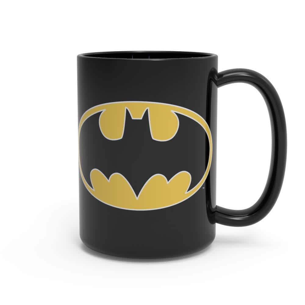 NEW DC COMICS BATMAN BLACK PUNCH COMIC STRIP TEA COFFEE MUG CUP GIFT BOXED 