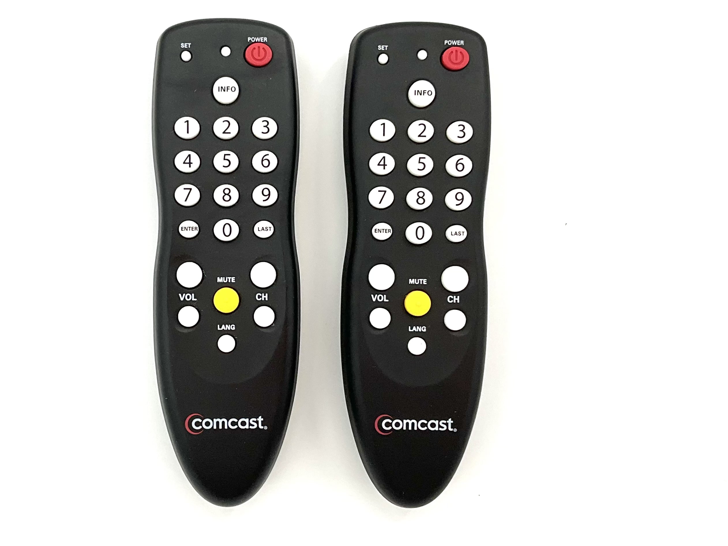 (2 Pack) Replacement Xfinity Comcast Wired Remote Control for Hospital