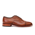 thumbnail image 3 of Men's Johnston & Murphy Melton Cap Toe Oxford Tan Italian Calfskin 9 D, 3 of 6
