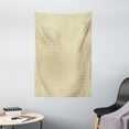 thumbnail image 1 of Aloha Tapestry, Jungle Design Plantation Artwork of Leafy Motifs Botanical Concept, Wall Hanging for Bedroom Living Room Dorm Decor, 40W X 60L Inches, Pale Olive Green and Eggshell, by Ambesonne, 1 of 2