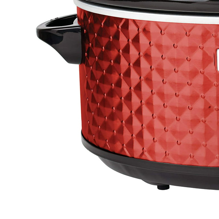 Brentwood Select SC-157R 7 Qt Slow Cooker, Red 
