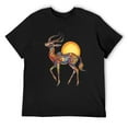 thumbnail image 3 of Hanmun Gazelle Men's Graphic Tees Print Vintage T-Shirts Short Sleeve Casual Size S-3XL USA, 3 of 9