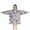 Beige Butterfly Flower, variant on Black Butterfly Pattern Blanket Hoodies for Kids 6-13YR Oversize Wearable Blanket Hoodies for Boys Girls Teens