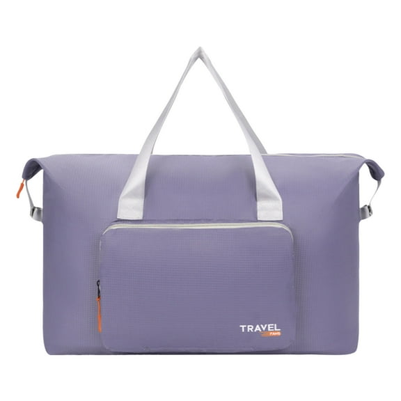 Tgbvmt Large Capacity Folding Travel Duffle Bag Nylon Waterproof Wet Dry Separation Multi-pocket Portable for Short Distance Business Travel Flight Extra Luggage Storage Bag Handheld Shoulder Carry