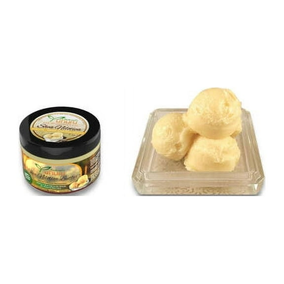 Unique Certified Organic East African Shea Nilotica Butter Imported from Nile River (8oz)