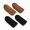 Black、Brown, variant on White Gray Faux Fur Leg Warmers Fluffy Long Boot Cuffs Winter Warm Women Costume Accessory 2 Pack