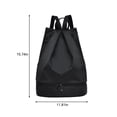 thumbnail image 3 of Waterproof Swimming Backpack With Shoe Compartment - Wet And Dry Separation Backpack Ideal For Beach Gym Travel Swimming Sports, 3 of 9