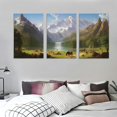thumbnail image 3 of Nawypu  The Rocky Mountains Lander's Peak 1863 Canvas Art Print Wall Decor by Albert Bierstadt - 12''x16''X3 Panels, 3 of 4