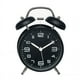 thumbnail image 5 of Reloj despertador de campana doble con campana digital 3D con luz nocturna, sin alarma ruidosa (negro) BR  Rojo Verde, 5 of 5