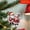A, variant on HOARBOEG Christmas Acrylic Car Keychain Pendant, Festive Holiday Decorations, Car Accessories Gift for Christmas, Xmas Ornament for Car Keys, Holiday Party Decor Props, Christmas Tree Decoration