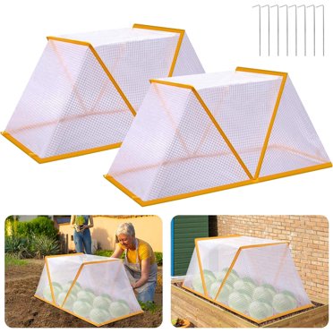 Agfabric 10Ftx10Ft 2-Pack Standard Insect Screen & Garden Netting ...