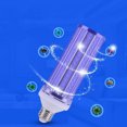 thumbnail image 3 of Lámpara germicida UV de 60 W, bombilla desinfectante UV, bombilla LED UV para lámpara de maíz para almacén, escuela, hogar, restaurante, oficina, 3 of 5